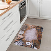 Homestic PVC Kitchen Floor Mat|Anti-Skid Backing|Mats for Kitchen Floor |Easily Washable|Idol for Home, Kitchen Entrance| CF-220816 | Multi